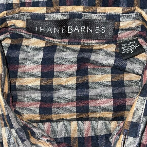 Vintage 1994 Jhane Barnes Menswear Long Sleeve Designer Shirt Mens Size M #36 - Picture 4 of 6